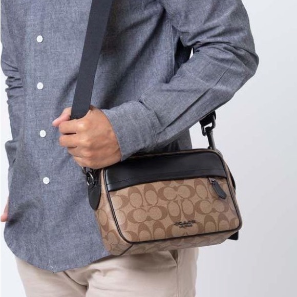 Coach GRAHAM CROSSBODY IN SIGNATURE CANVAS - Picture 10 of 10